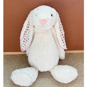 Jellycat London Cream Bashful Bunny Rabbit Plush Security Lovey Baby Easter
